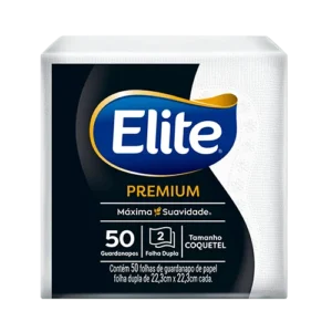 Guardanapo Elite Pequeno Folha Dupla 50 Folhas Cód. 203101
