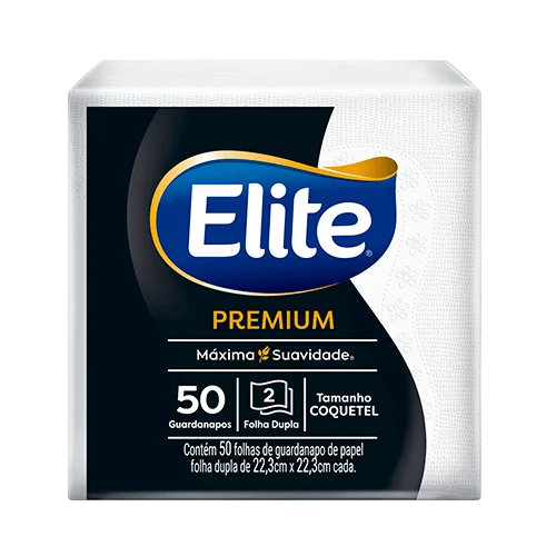 Guardanapo Elite Pequeno Folha Dupla 50 Folhas Cód. 203101