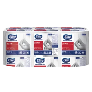 Papel Higiênico Rolo Elite Plus Folha Simples 8 Rolos - Cód. 207111