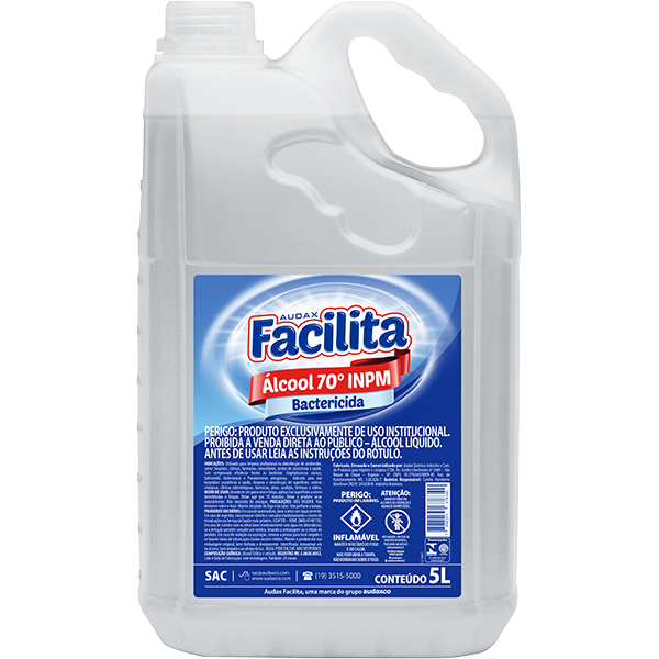 Álcool 70 Facilita Audax 5 Litros | Elite M4