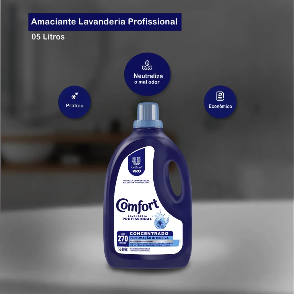 Amaciante Comfort Concentrado Profissional 5L Elite M4
