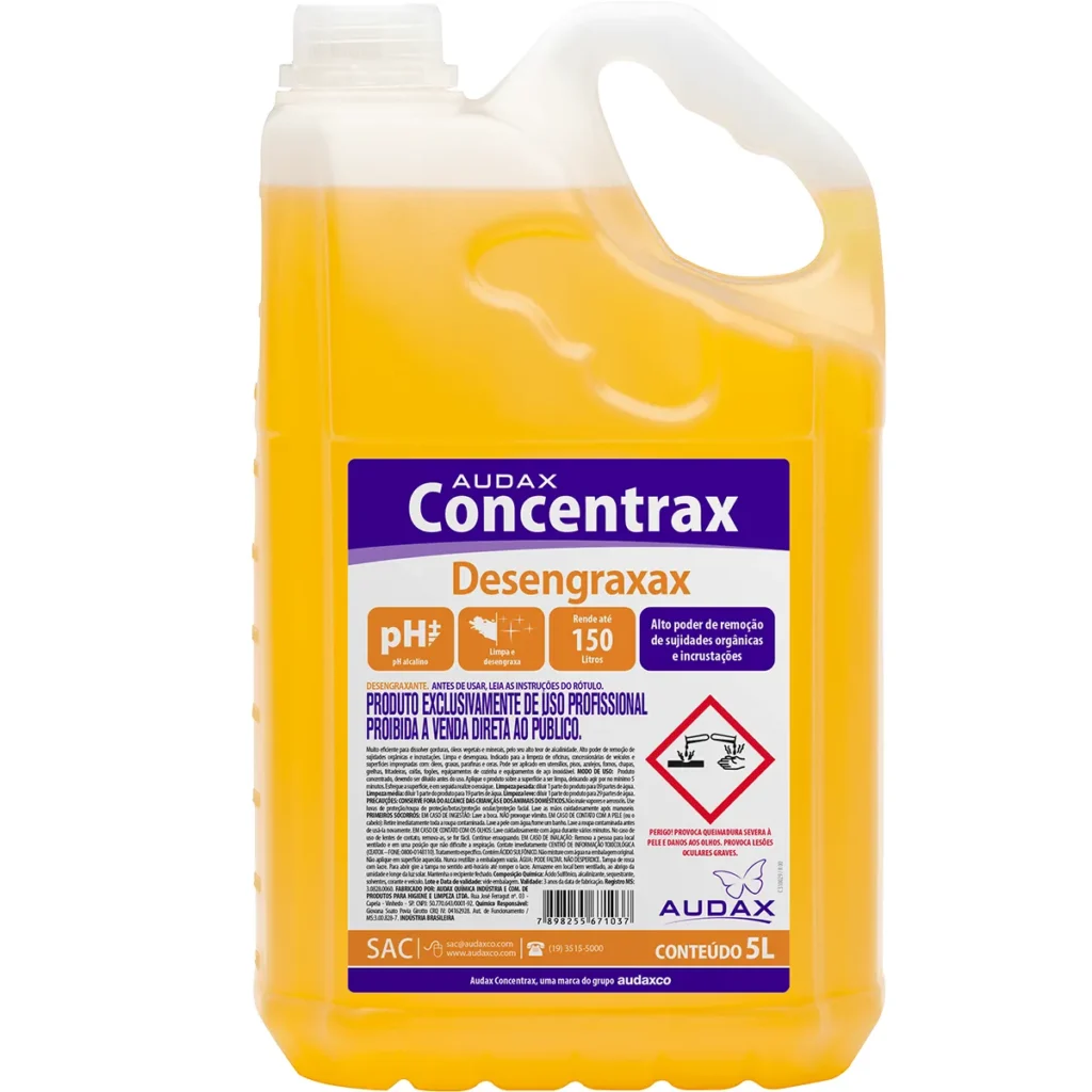 Desengraxante Alcalino Concentrado 5L Desengraxax | Elite M4