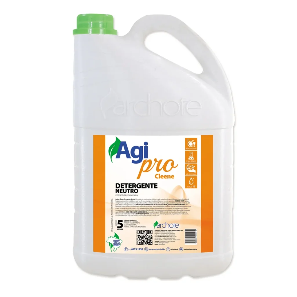 Detergente Concentrado Profissional Cleene Agipro 5L | Elite M4