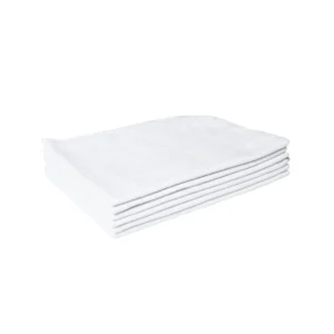 Flanela Branca Algodão 28x48cm Caebi Kit 6 Unidades | Elite M4