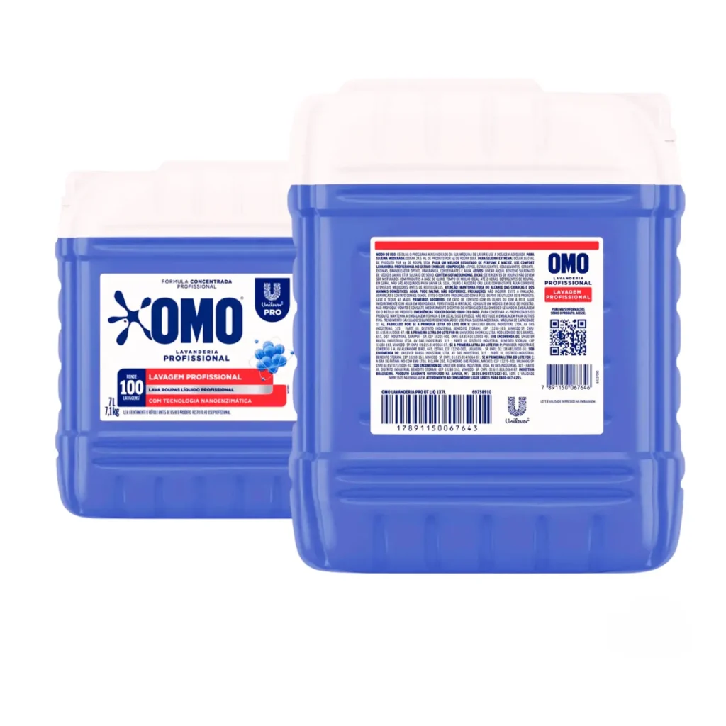 Omo Lava Roupas Líquido Lavanderia Pro 7L Elite M4