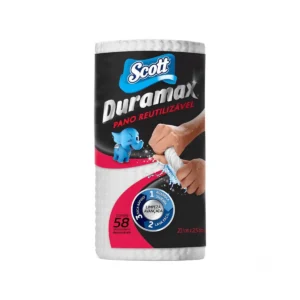 Rolo de Pano Multiuso Antibacteriano Scott Duramax com 48 unidades | Elite M4